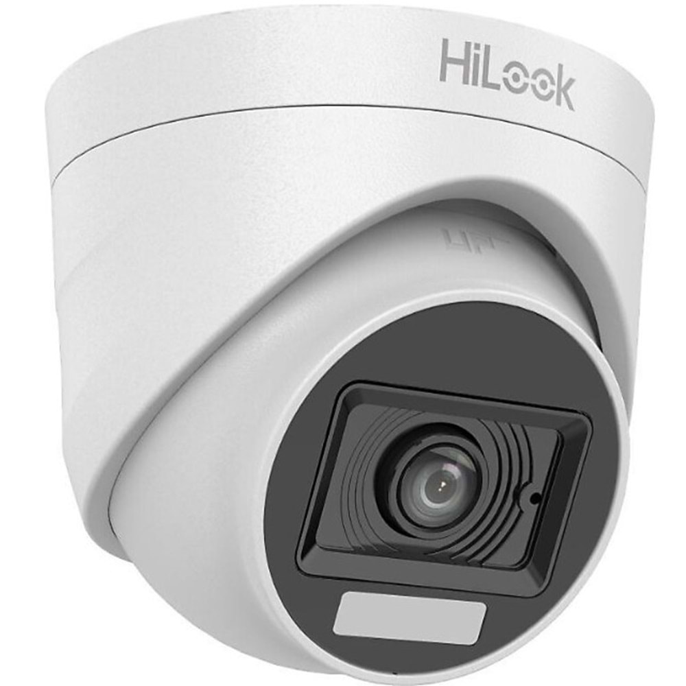 HiLook THC-T127-LPS 2MP 2.8MMSmart Light Renkli AHD Sesli Dome Kamera