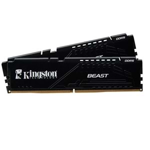 Kingston 16GB DDR5 5200Mhz CL36 DIMM KF552C36BBEK2-16TR Beast Soğutuculu 2x8G