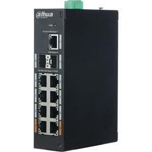 Dahua PFS3211-8GT-120 11 PORT 8XGE-2XGE/SFP 120W Yönetilemez POE Switch