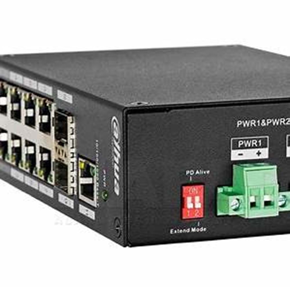 Dahua PFS3211-8GT-120 11 PORT 8XGE-2XGE/SFP 120W Yönetilemez POE Switch