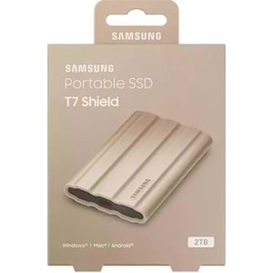 Samsung T7 2TB Usb 3.2 Gen 2 Type-C Bej Shield