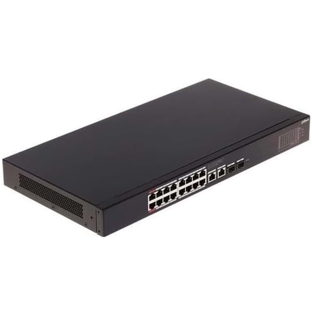 Dahua 16 Port 100Mbps PoE (PFS4218-16ET-240)