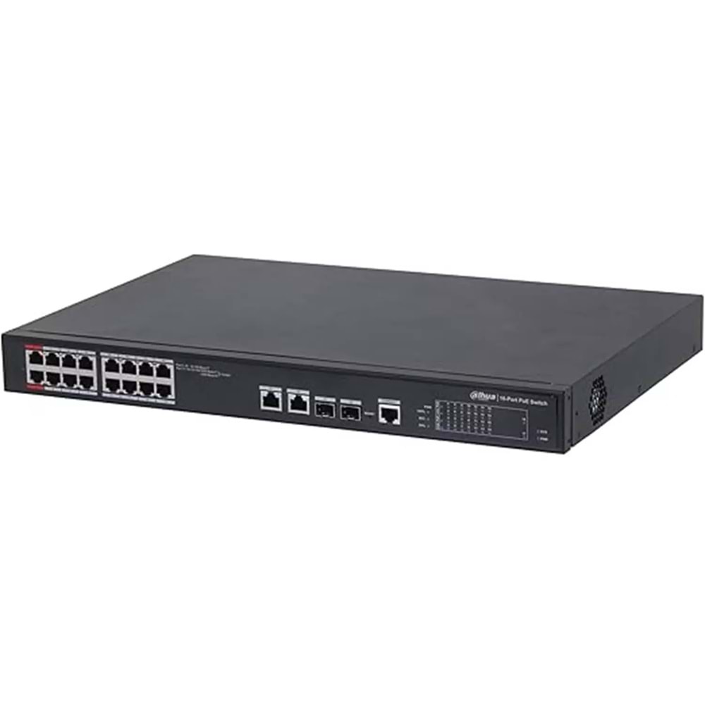 Dahua 16 Port 100Mbps PoE (PFS4218-16ET-240)