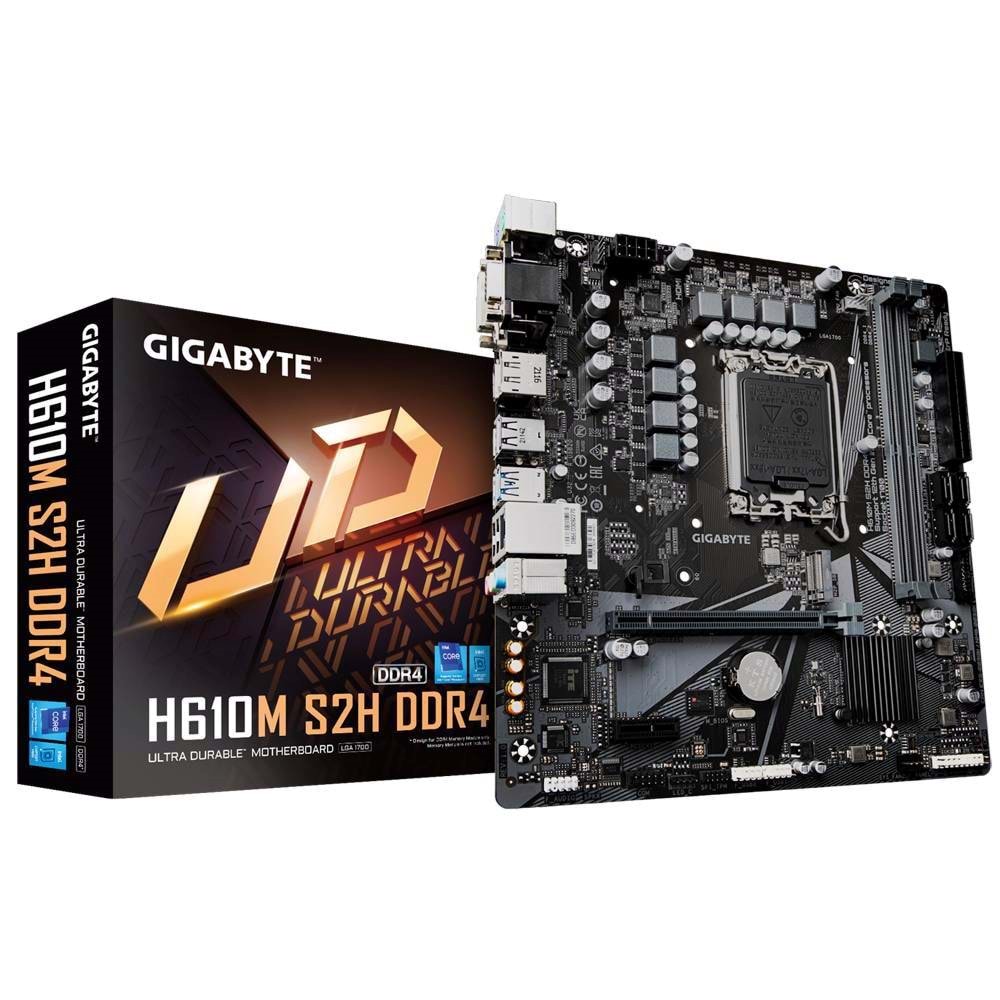 Gigabyte H610M S2H V2 DDR5 1700P Vga Hdmi Dp