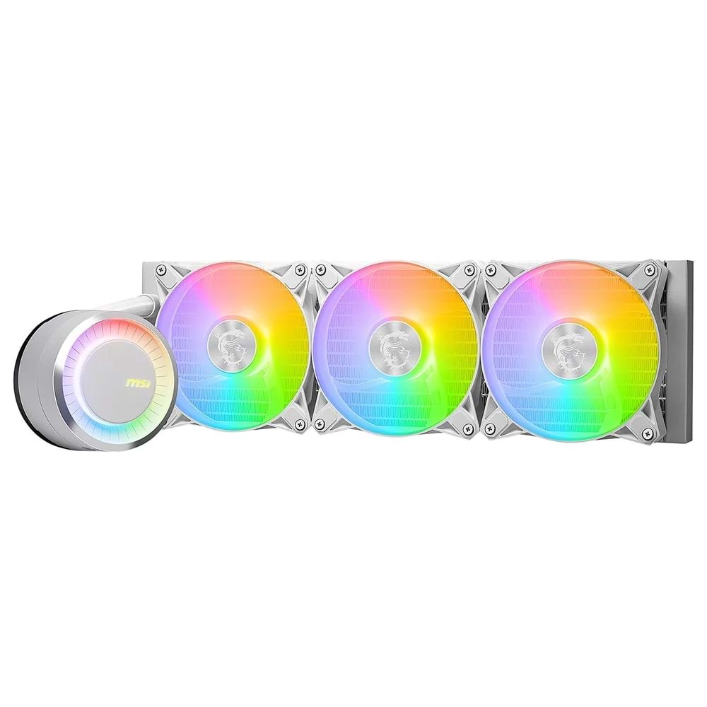 Msi Mag Coreliquid E360 Beyaz 360 mm Sıvı Soğutucu