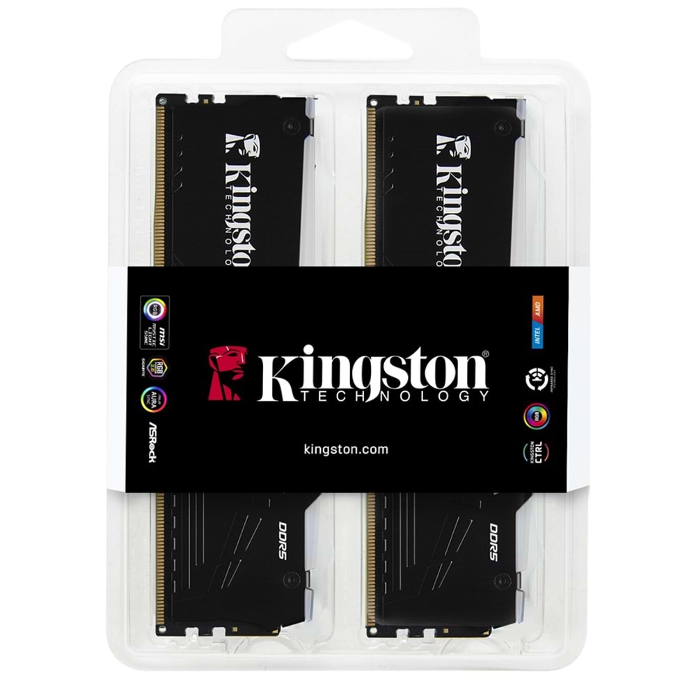 Kingston RGB 32G 2x16 6000 D5 KF560C36BBE2AK2-32TR