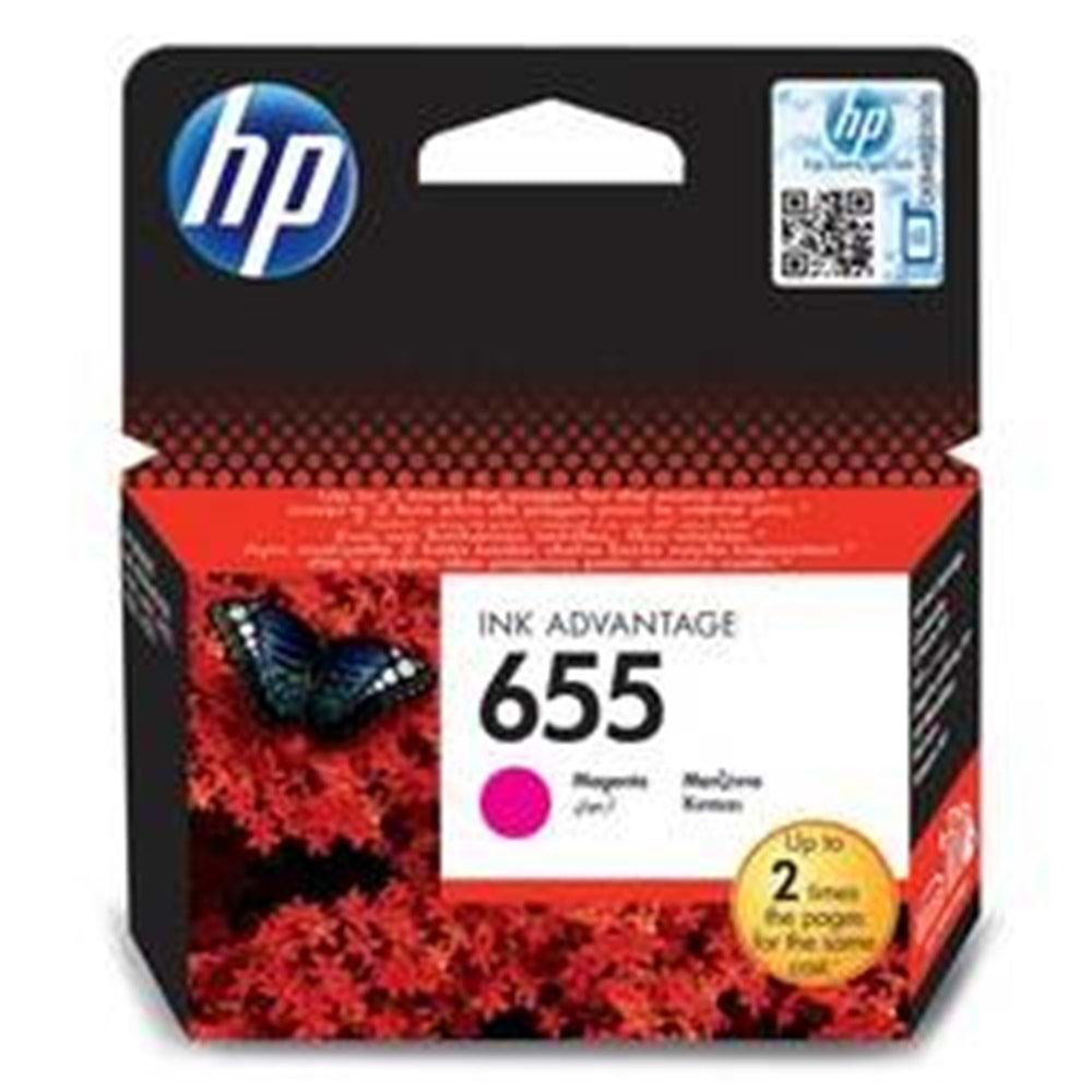 HP CZ111AE Kırmızı Mürekkep Kartuş (655)