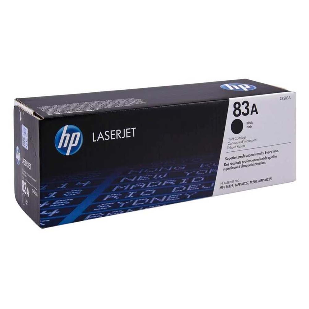 HP CF283A Siyah Toner Kartuş (83A)