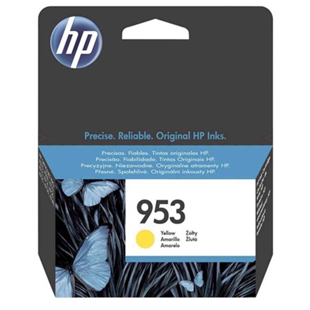 HP F6U14AE Sarı Renkli Mürekkep Kartuş (953)