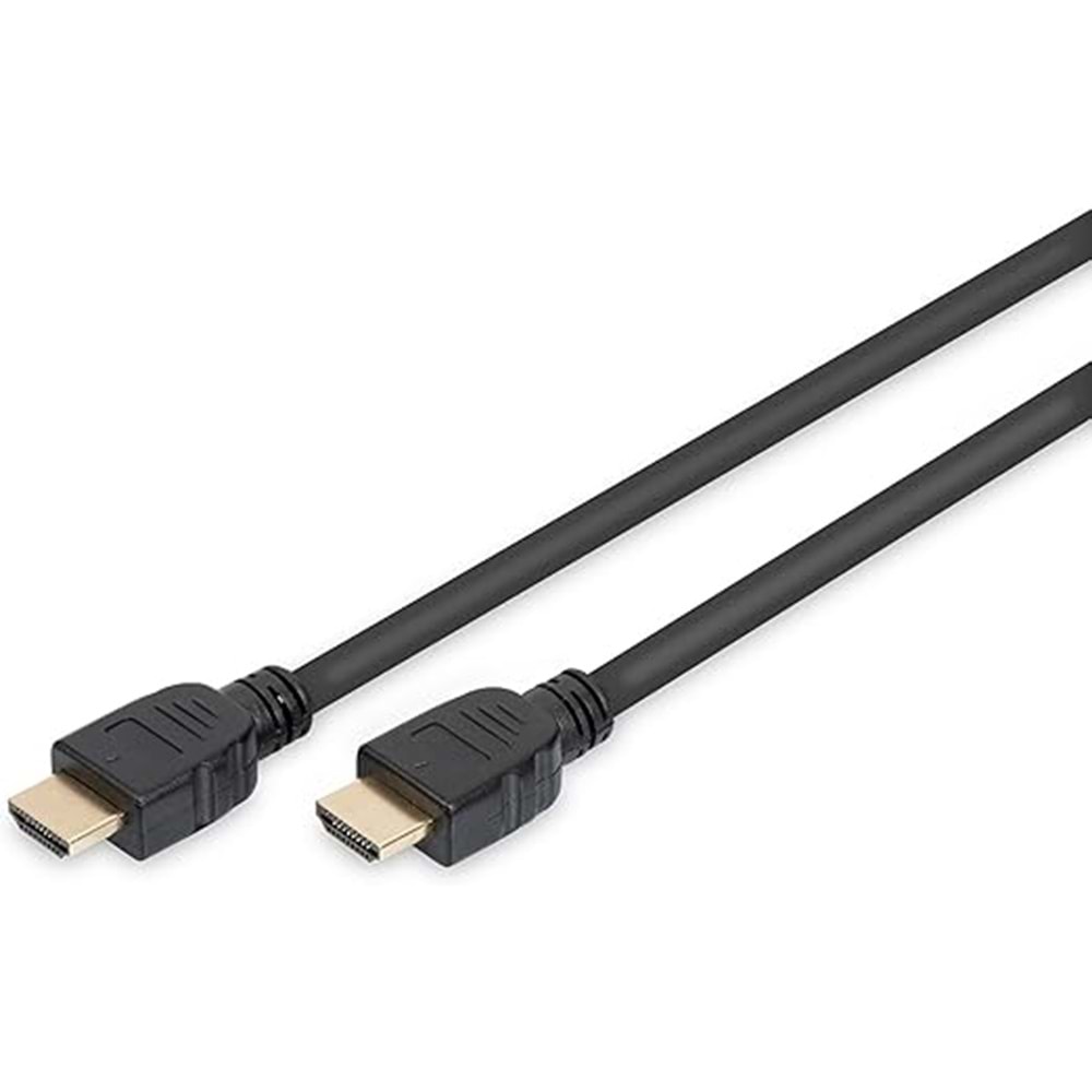 Digitus HDMI Kablo Altın Uçlu Siyah (2m) 4K