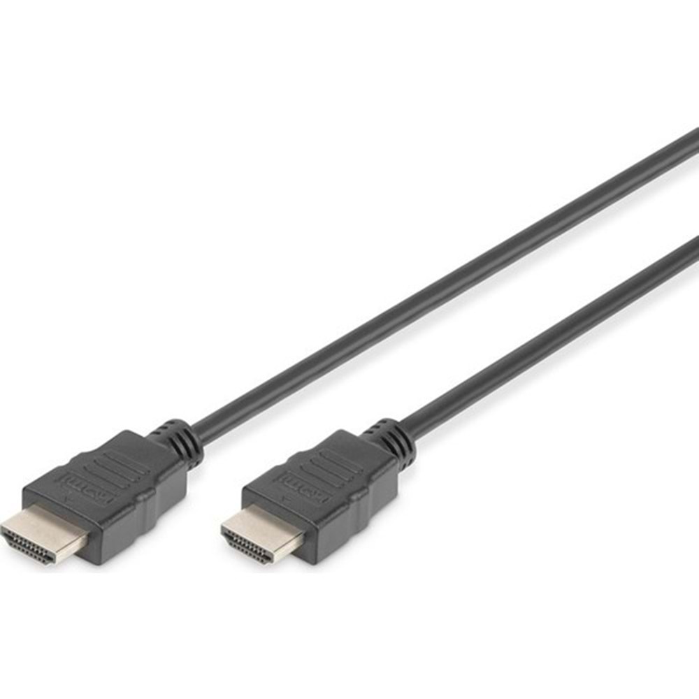 Digitus HDMI Kablo Altın Uçlu Siyah (5m) 4K