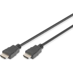 Digitus HDMI Kablo Altın Uçlu Siyah (5m) 4K