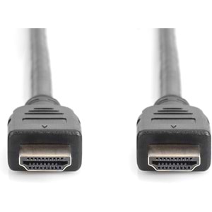 Digitus HDMI Kablo Altın Uçlu Siyah (5m) 4K