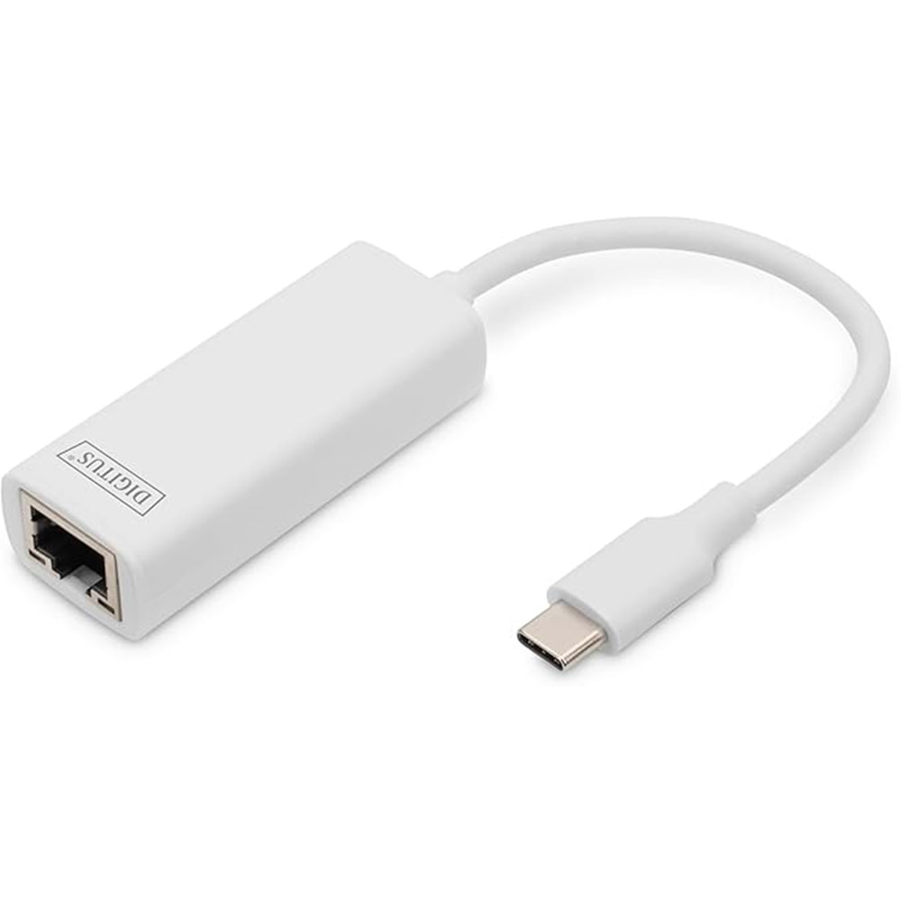 Digitus Type-C Erkek to Gigabit Ethernet Çevirici