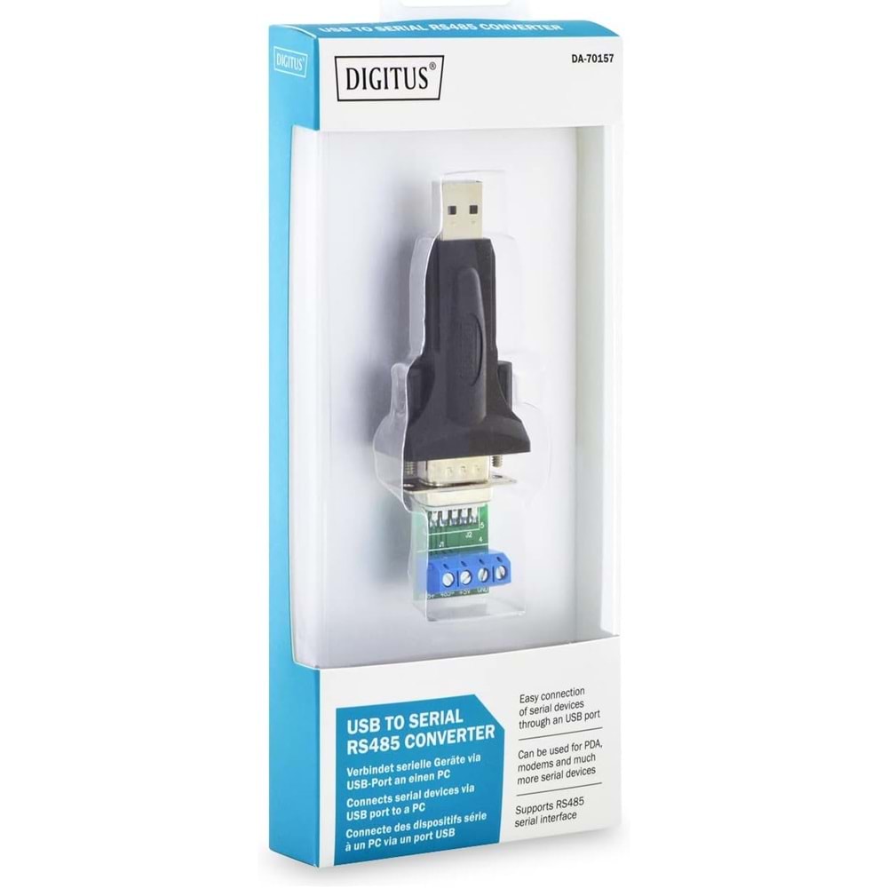Digitus USB2.0 Erkek to RS485 Seri Çevirici