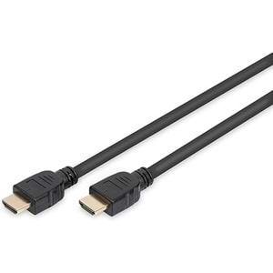 Digitus HDMI Kablo Altın Uçlu Siyah (3m) 4K