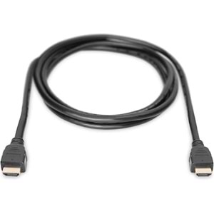 Digitus HDMI Kablo Altın Uçlu Siyah (3m) 4K