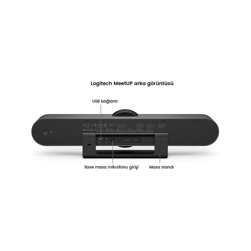 Logitech Meetup Conference Cam 960-001102 Mikrofonlu Konferans Kamerası