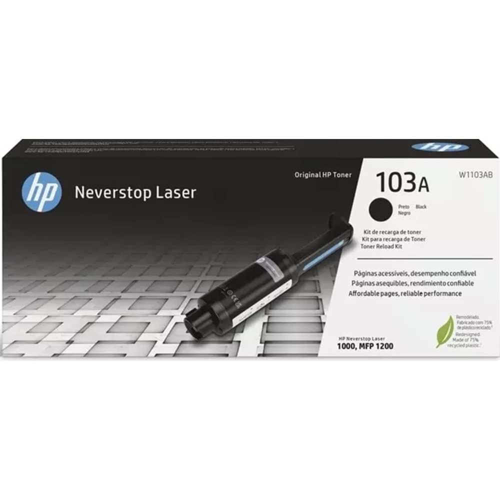 HP W1103A 103A Siyah Orijinal Toner 2500 Sayfa