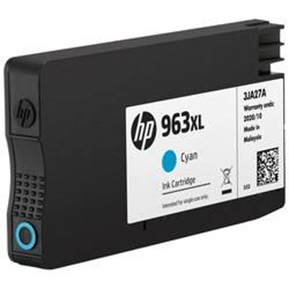 HP 3JA27AE Mavi Mürekkep Kartuş (963XL)
