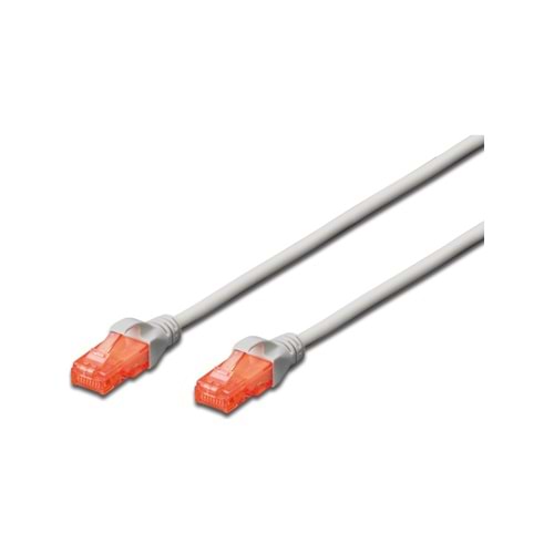 Digitus Zırhlı Patch Kablo Cat6 Gri (1m)
