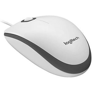 Logitech M100 Kablolu Optik Mouse Beyaz 910-006764