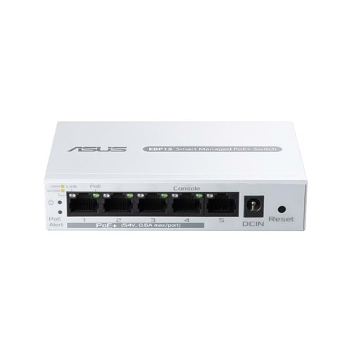 Asus ExpertWiFi EBP15 5-Port GbE Smart Managed PoE+ Switch
