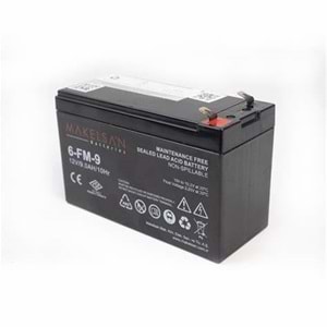 Makelsan 12V 9Ah TSE UPS VLRA Battery Akü