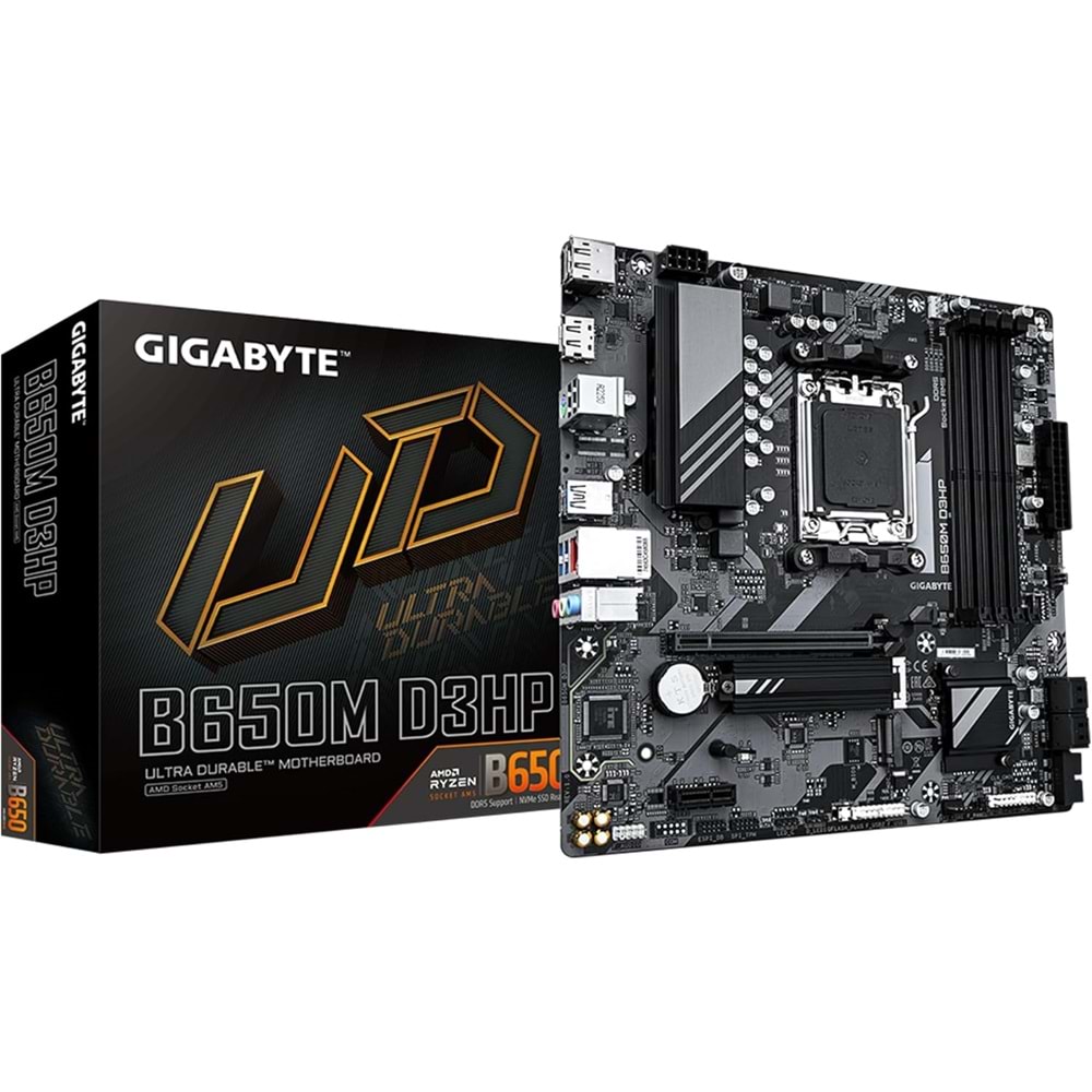 B650M-D3HP AMD Socket AM5 Supports AMD Ryzen™ 7000 Series Processors