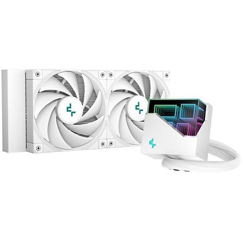 DEEPCOOL LT520-WH LT520 RGB 240mm Sıvı Soğutma