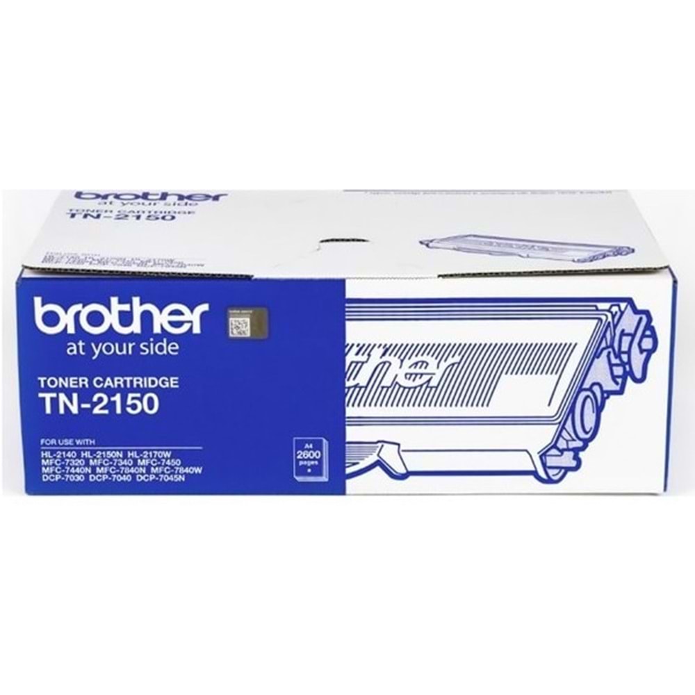 Brother TN-2150 2.600 Sayfa Siyah Toner