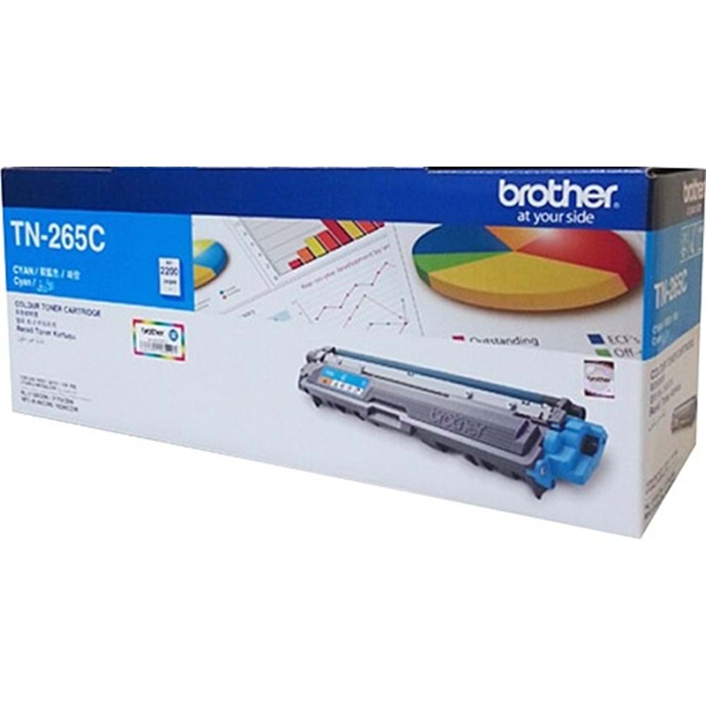 Brother TN265C 2.200 Sayfa Mavi Toner