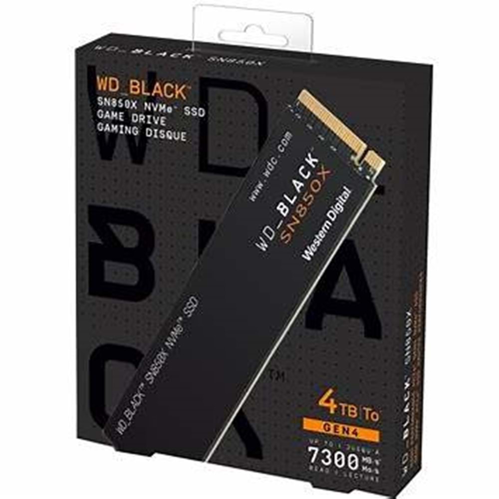WD Black SN850X 4TB NVMe M.2 (7300/6600)