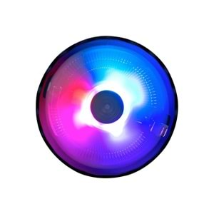 Evercool CS-02 Rainbow 12cm Fan Intel LGA1700/AMD AM5 Hava Soğutmalı CPU Fan