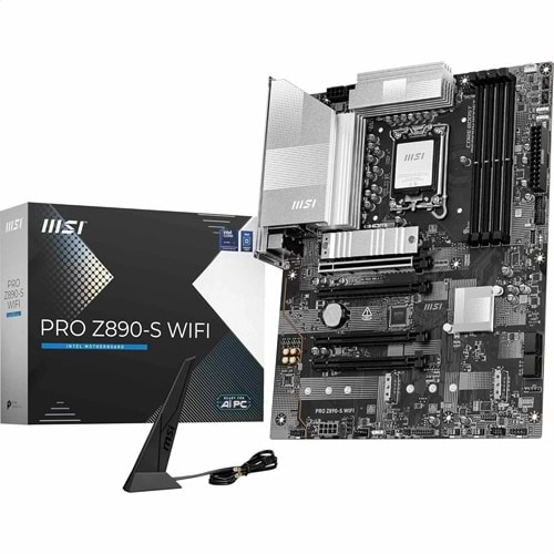 MSI PRO Z890-S WIFI DDR5 8600(OC) DVI HDMI ATX Anakart