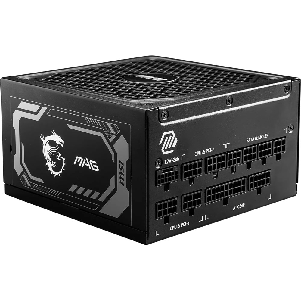 MSI MAG A1000GL PCIE5 1000W 80+ GOLD Power Supply
