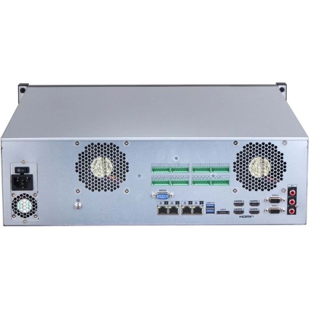 Dahua NVR616H-128-XI 128 Knl 3U H.265 NVR 16x20TB