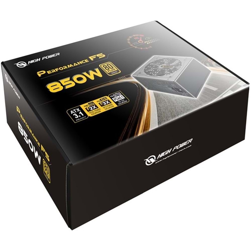 High Power 850W 80+ Gold PCIE5.1 (Performance)
