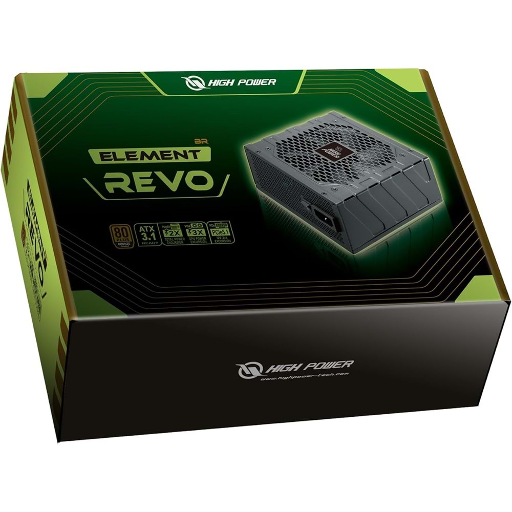 High Power 850W 80+ Bronze PCIE5.1 (Element Revo)
