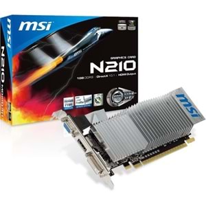 MSI N210 1GB GDDR3 Vga Dvi Hdmi Low Profile 64Bit