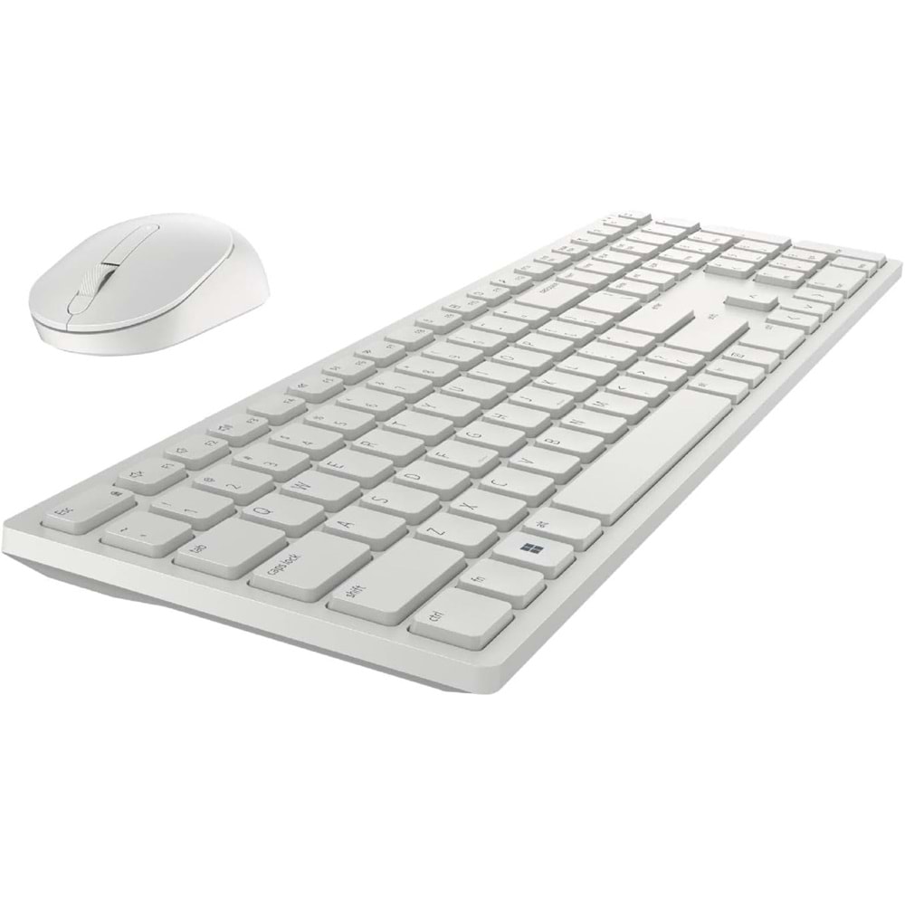 Dell Pro Wireless Keyboard and Mouse KM5221W Turkish QWERTY White