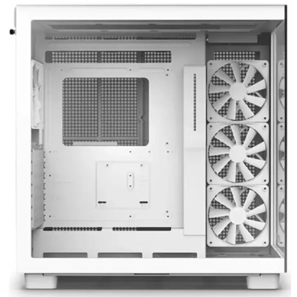 NZXT CC-H61FW-R1 H6 Flow RGB Beyaz ATX Mid Tower Kasa