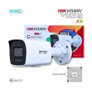 Hikvision DS-2CD1047G2H-LIUF (Dahili Mik.) 4MP 4mm ColorVu+Akıllı Hibrit(H265+