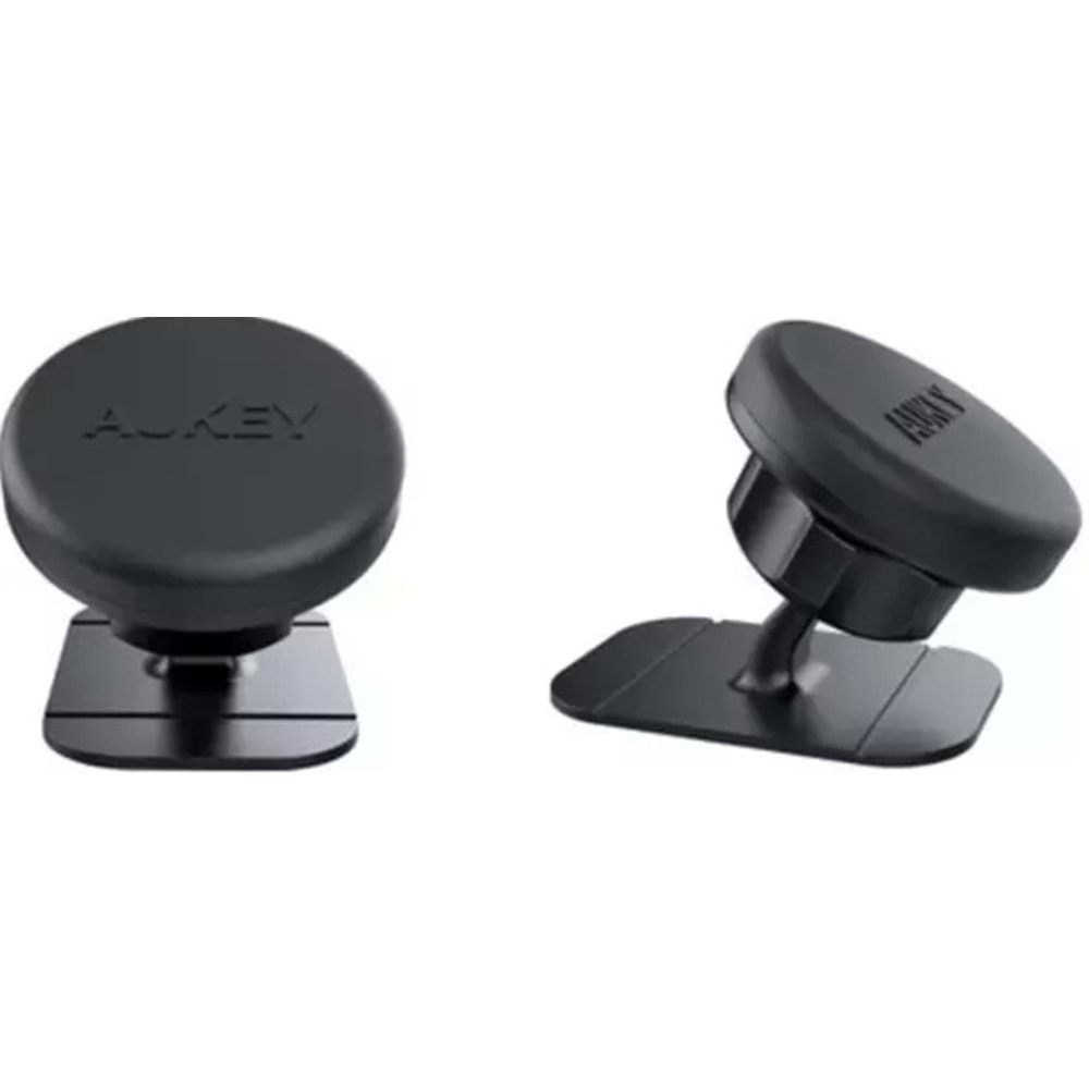 Aukey HD-C13-BK Güçlü Yapışkan ve Mıknatıslı Araç İçi Telefon Tutucu (Siyah)