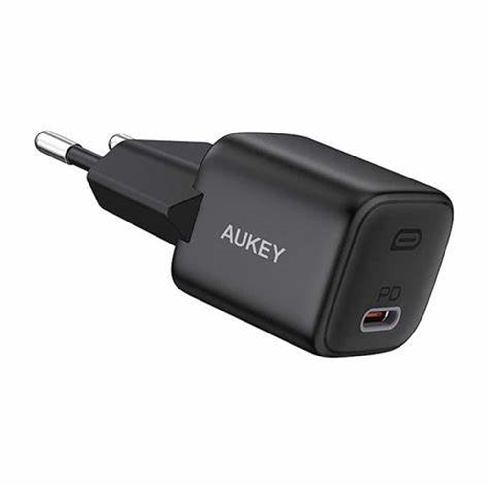 Aukey PA-B1T-BK 20W Mini QC 3.0 Type C Hızlı Şarj Adaptörü