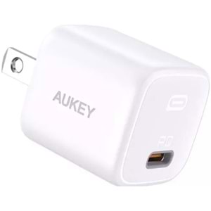 Aukey PA-B1T-WH 20W Mini QC 3.0 Type C Hızlı Şarj Adaptörü