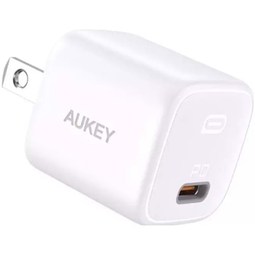 Aukey PA-B1T-WH 20W Mini QC 3.0 Type C Hızlı Şarj Adaptörü