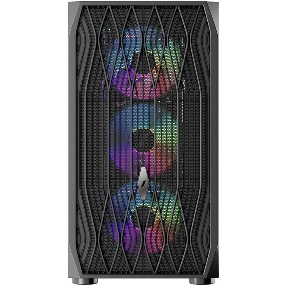 1ST Player Ariya AY7 Siyah 650W 80+ ARGB 4X12CM FAN Temperli Cam Mesh USB 3.0 ATX KASA