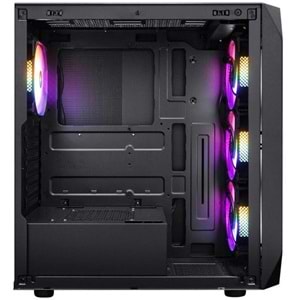 1ST Player Ariya AY7 Siyah 650W 80+ ARGB 4X12CM FAN Temperli Cam Mesh USB 3.0 ATX KASA