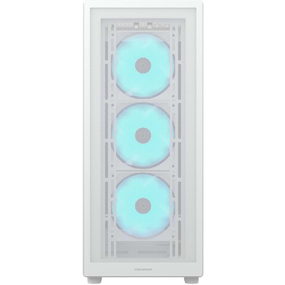 Cougar MX220 PSU YOK 4XARGB FAN Midi Tower Gaming Kasa Beyaz